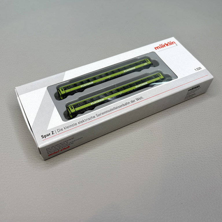 2 voitures voyageurs type Bmmz 268.7F, 2CL, "FlixTrain", Trainpool - MARKLIN 87404
