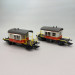 2 wagons d'accouplement type Db, "Sputnik", SBB CFF FFS - MARKLIN 46850