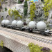 3 wagons silos à cuves sphériques, type Uces et Ucs-y, transport de ciment, NS, Ep. IV - MARKLIN 46632 - HO 1/87