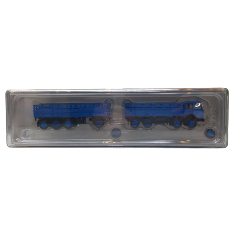 Fiat 691, Millepiedi, remorque, bleu, 1970 - BREKINA 58531 - HO 1/87