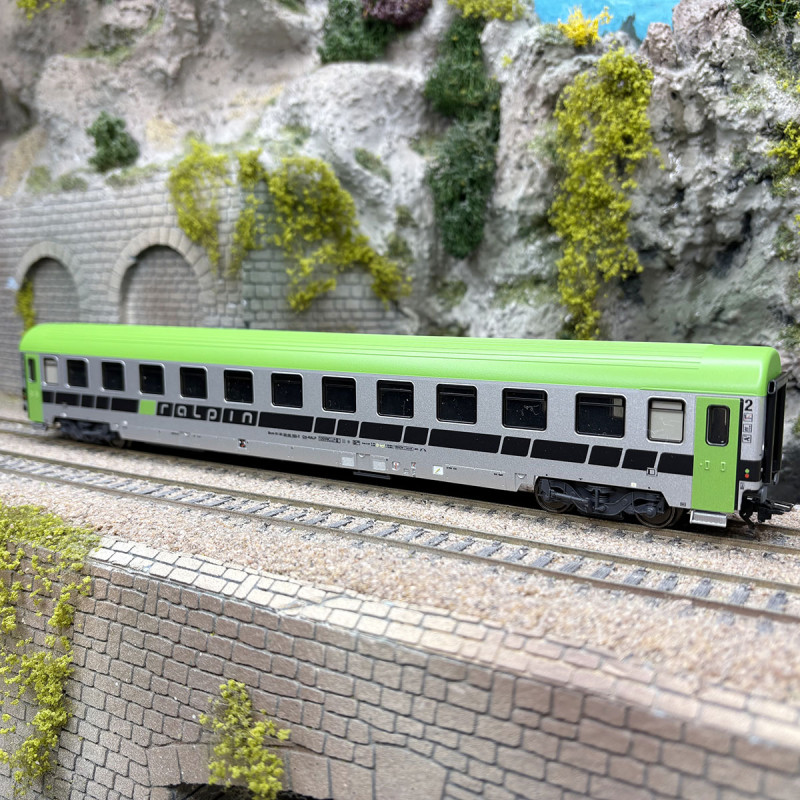 Voiture voyageurs type Bcm, voiture chauffeurs, Ralpin AG Olten, Ep. VI - MARKLIN 43613 - HO 1/87