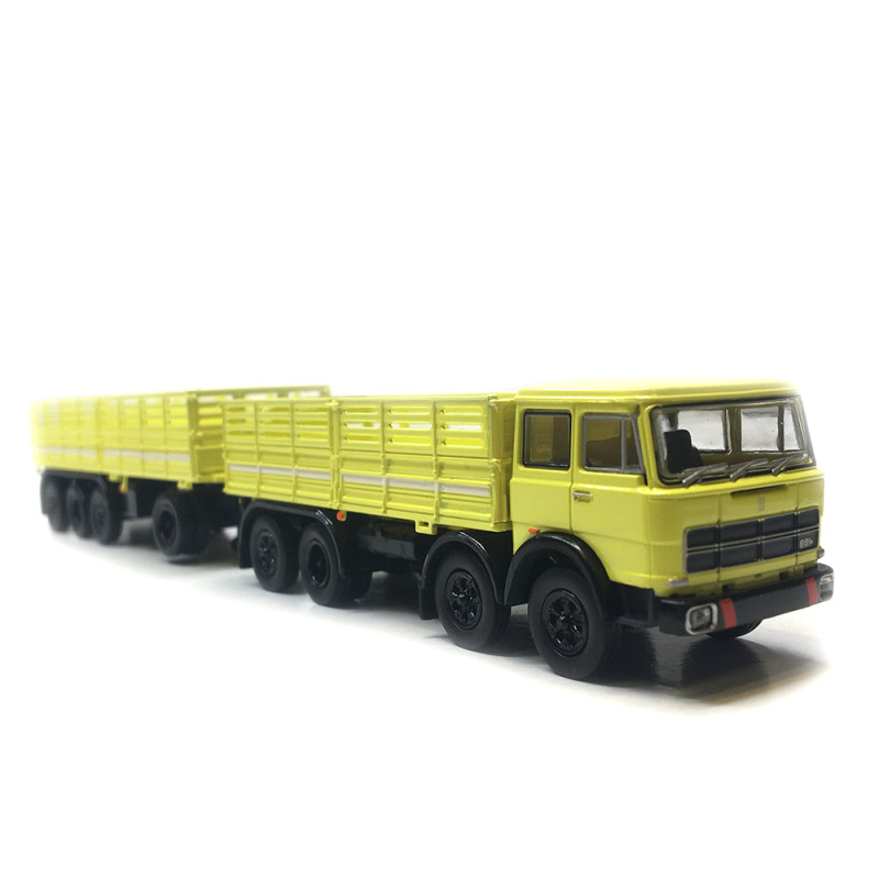 Fiat 691, Millepiedi, remorque, vert, 1970 - BREKINA 58532 - HO 1/87