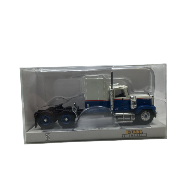 Tracteur, Chevrolet Bison, blanc, bleu, 1980 - BREKINA 85781 - HO 1/87