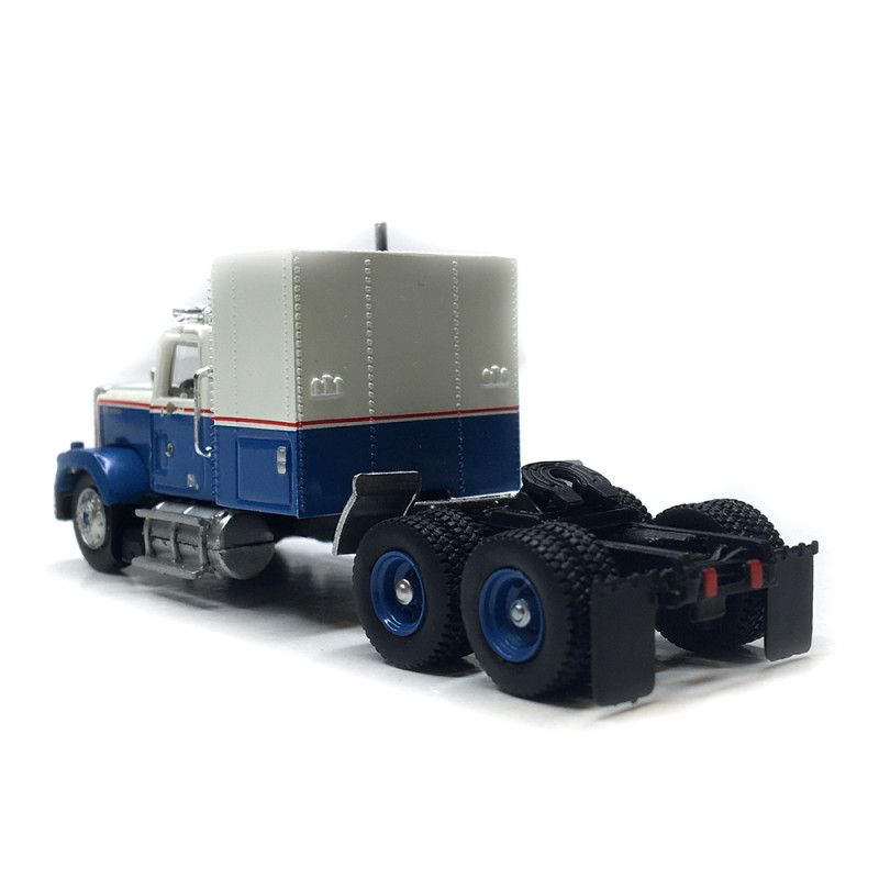Tracteur, Chevrolet Bison, blanc, bleu, 1980 - BREKINA 85781 - HO 1/87