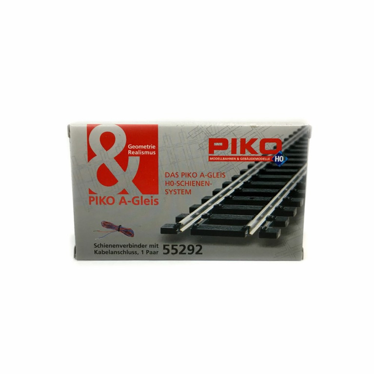 2 éclisses d'alimentation rail code 100 -HO-1/87-PIKO 55292
