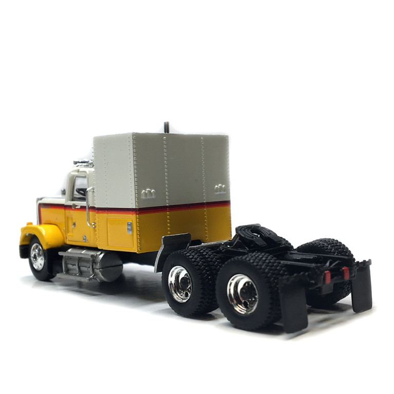 Tracteur, Chevrolet Bison, blanc, jaune, 1980 - BREKINA 85782 - HO 1/87