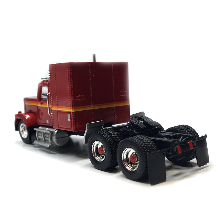 Tracteur, Chevrolet Bison, rouge, orange, 1980 - BREKINA 85784 - HO 1/87