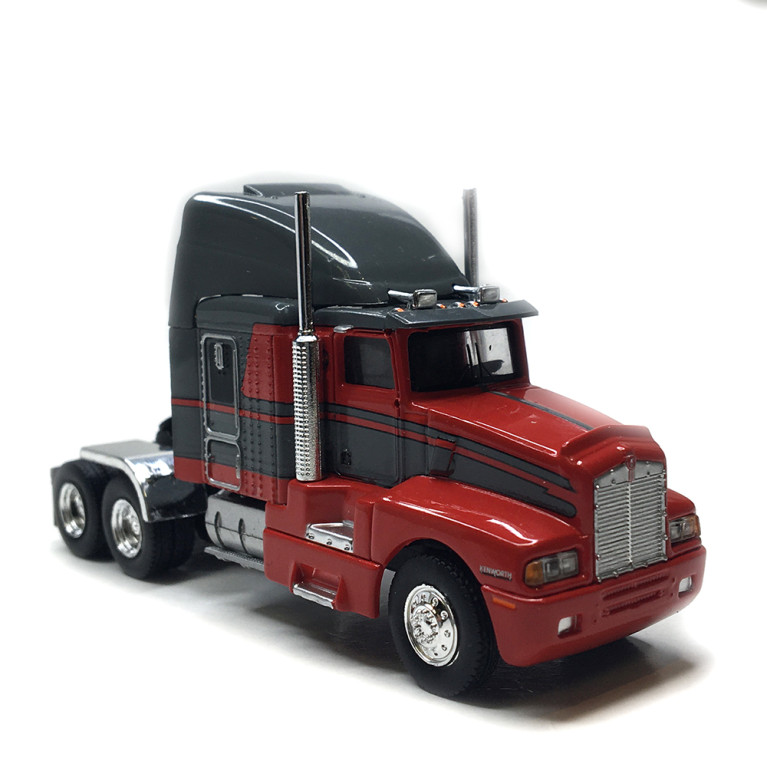 Tracteur, Kenworth T600, rouge, gris, 1984 - BREKINA 85933 - HO 1/87