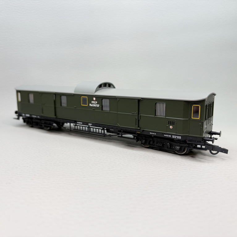 Fourgon à bagages type Fhx (ex Pw4ü Pr 07), pour train express, PKP - ROCO 6600144