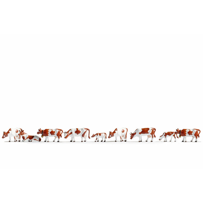 Vaches, brunes et blanches - NOCH 36723 - N 1/16