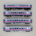3 voitures voyageurs type A et B, pour train "Inter-Regio", SJ - MARKLIN 43789