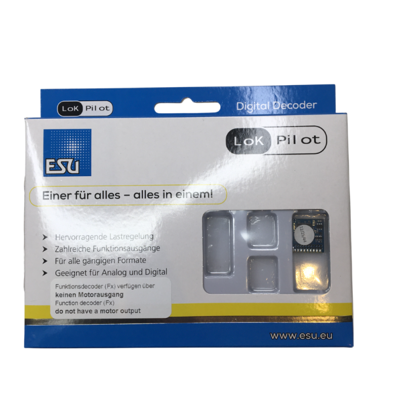 LokPilot 5 Fx DCC, 21 MTC NEM660 - ESU 59229 -  HO 1/87