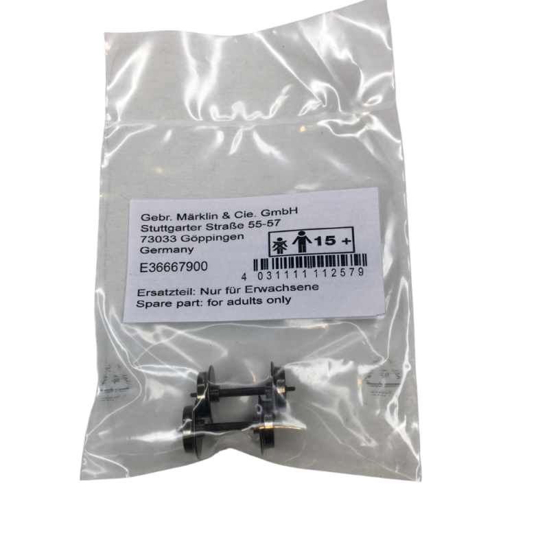 Paire d'essieux, 14.2, DC - MARKLIN E326667900 - HO 1/87