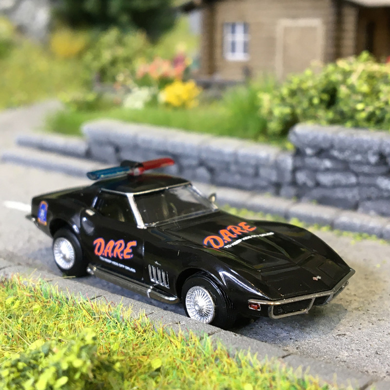 Chevrolet Corvette C3, coupé, D.A.R.E, 1967 - BREKINA 19986 - HO 1/87