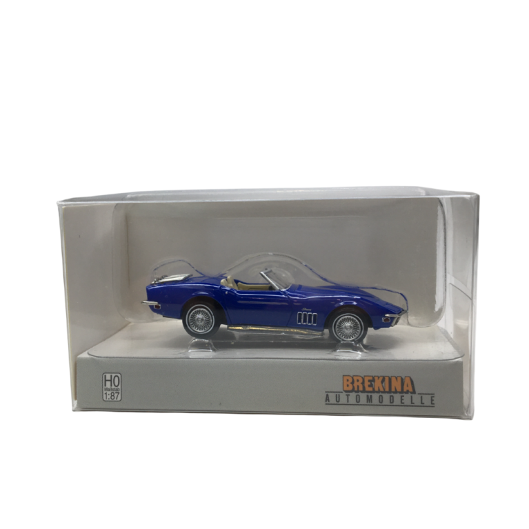 Chevrolet Corvette C3, coupé, bleu, 1968 - BREKINA 19992 - HO 1/87