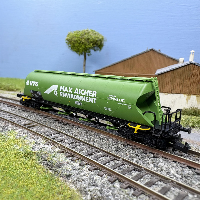 Wagon silo de type Uacs, transport de poussières, VTG, Ep. V et VI - FLEISCHMANN 6660124 - N 1/160