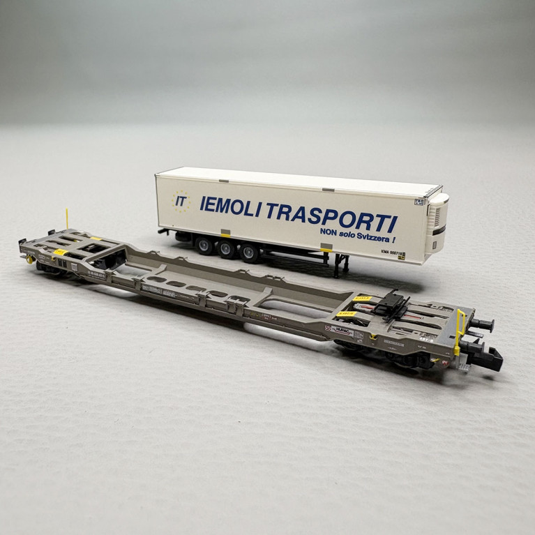 Wagon poche type Sdgnss/T5, "Iemoli Trasporti", Hupac  - Fleischmann 6660070