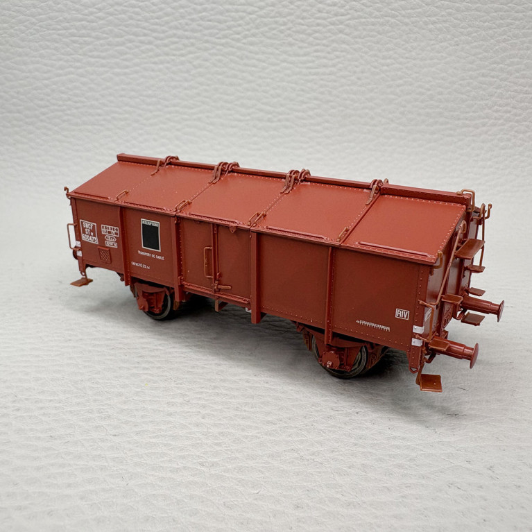 Wagon tombereau à toit pliant, type STw, SNCF - BRAWA 50555