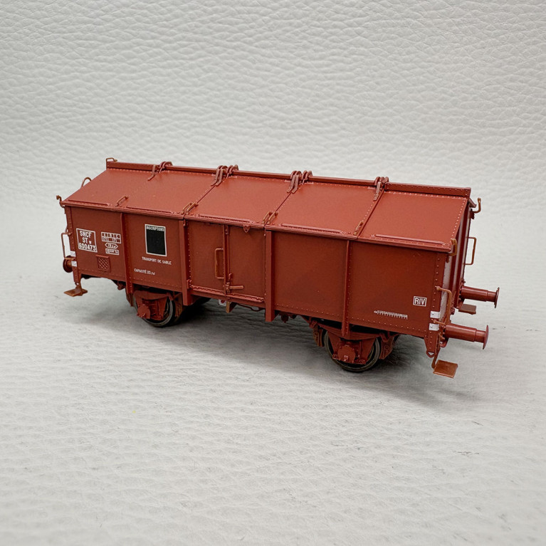 Wagon tombereau à toit pliant, type STw, SNCF - BRAWA 50555