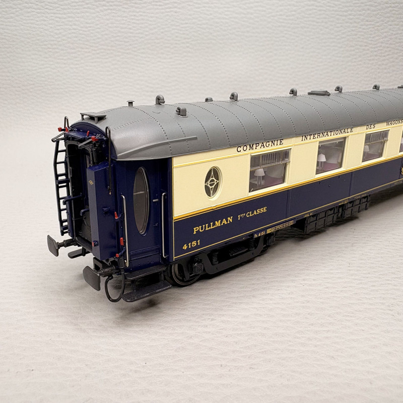 6 voitures OCEM RA, WR, WSP et fourgon "Le Mistral", SNCF - LSMODELS MW1002