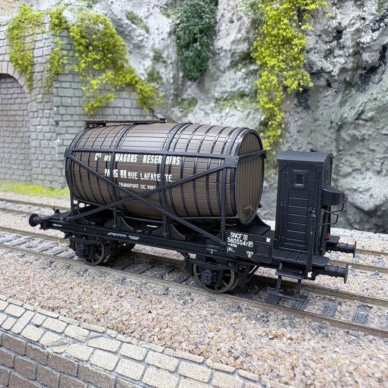 Wagon OCEM Monofoudre, "Cie des Wagons Réservoirs", SNCF, Ep. IIIa - LSMODELS 30565 - HO 1/87