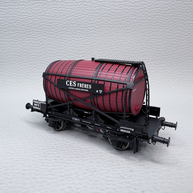 Lsmodels 30563 - Wagon OCEM Monofoudre, "CES Frères", SNCF