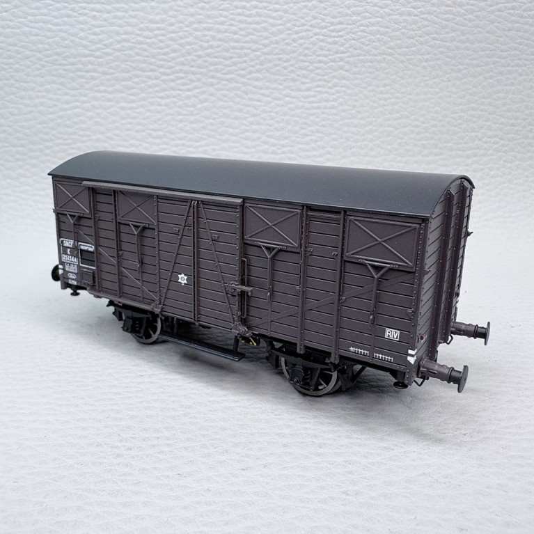 Lsmodels 31312 - Wagon OCEM couvert, K 19, 2 essieux, SNCF