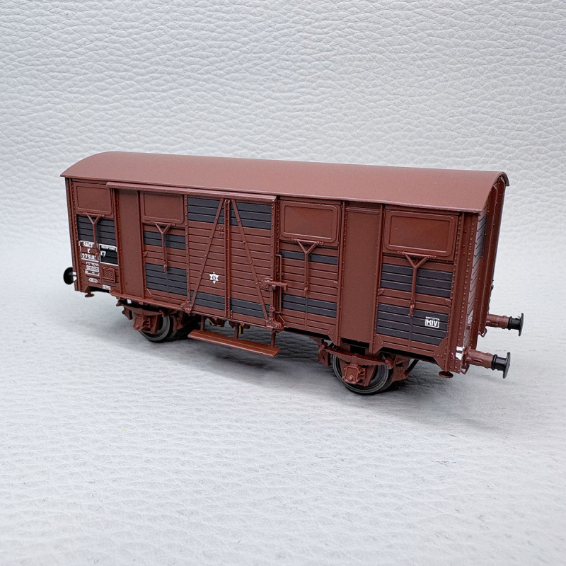 Lsmodels 31307 - Wagon OCEM couvert, K 29, 2 essieux, SNCF