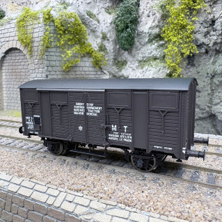 REE Set De 2 Wagons Couverts SNCF OCEM 19 Ep IIIA  Set Avec 2 Wagons Essieux Pleins   L Fr R 50 I 5946