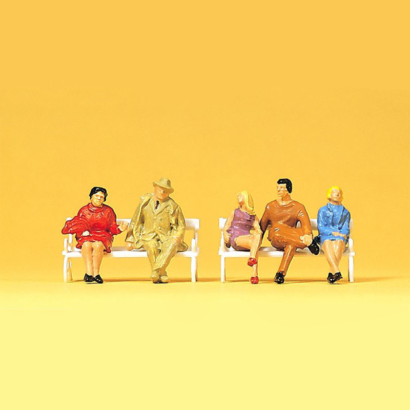 Personnes assises - PREISER 14101 - HO 1/87