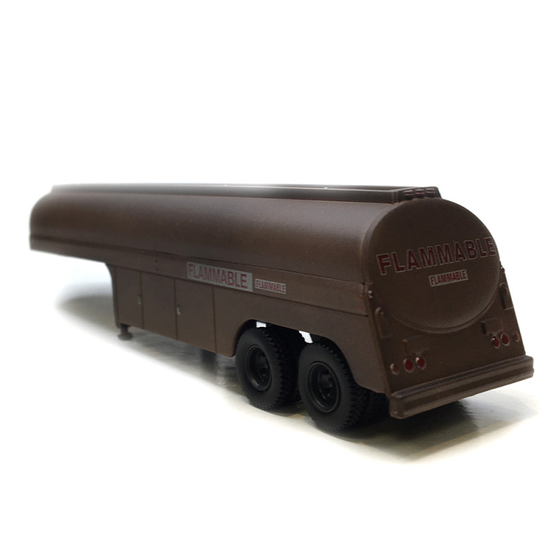 Remorque citerne, "rust", USA, 1955 - BREKINA 55961 - HO 1/87