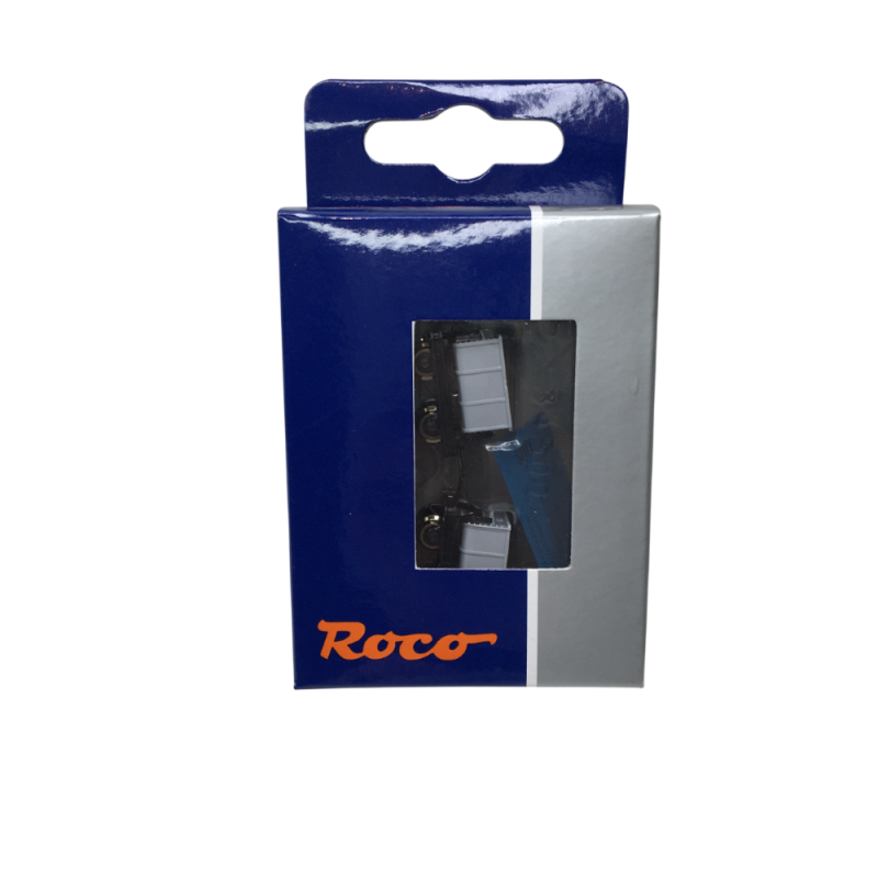2 wagonnets de mine  -HOe-1/87-ROCO 34601