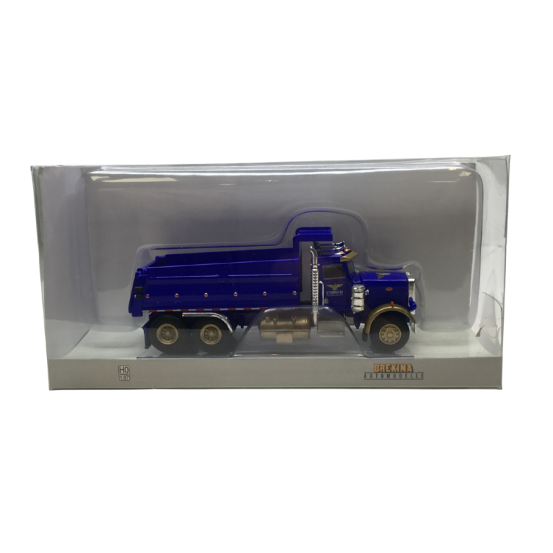 Camion-benne, Peterbilt 359, Force cooperation, 1973 - BREKINA 86292 - HO 1/87