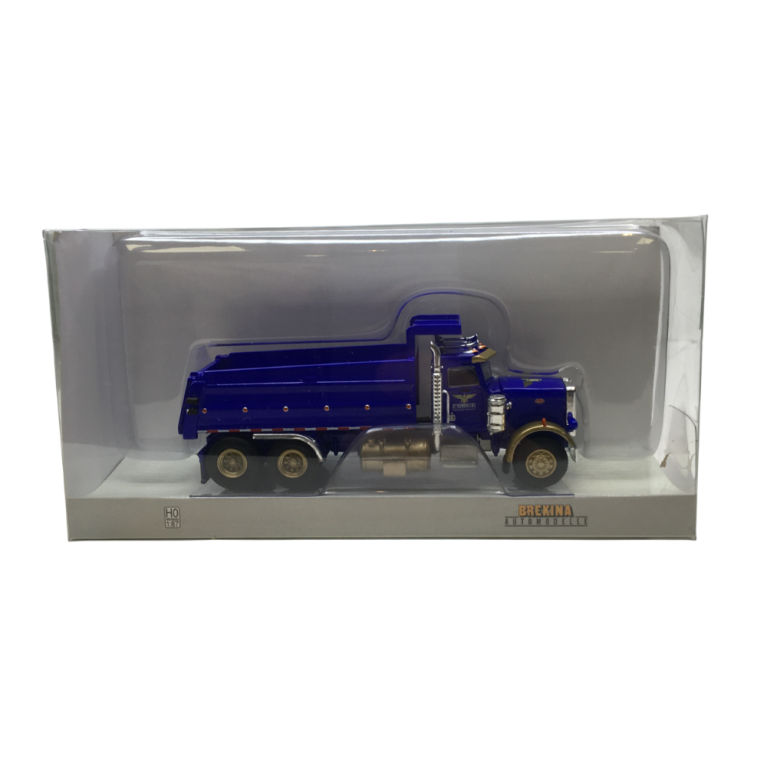 Camion-benne, Peterbilt 359, Force cooperation, 1973 - BREKINA 86292 - HO 1/87