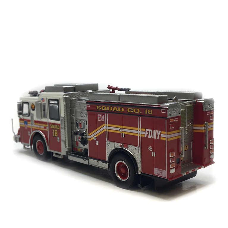 Seagrave attacker, 2013, FDNY, Squad 18, Manhattan - PCX 870841 - HO 1/87