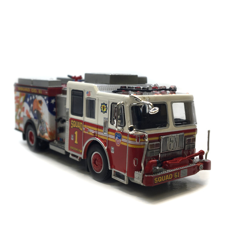 Seagrave attacker, 2013, FDNY, Squad 61, Bronx - PCX 870842 - HO 1/87