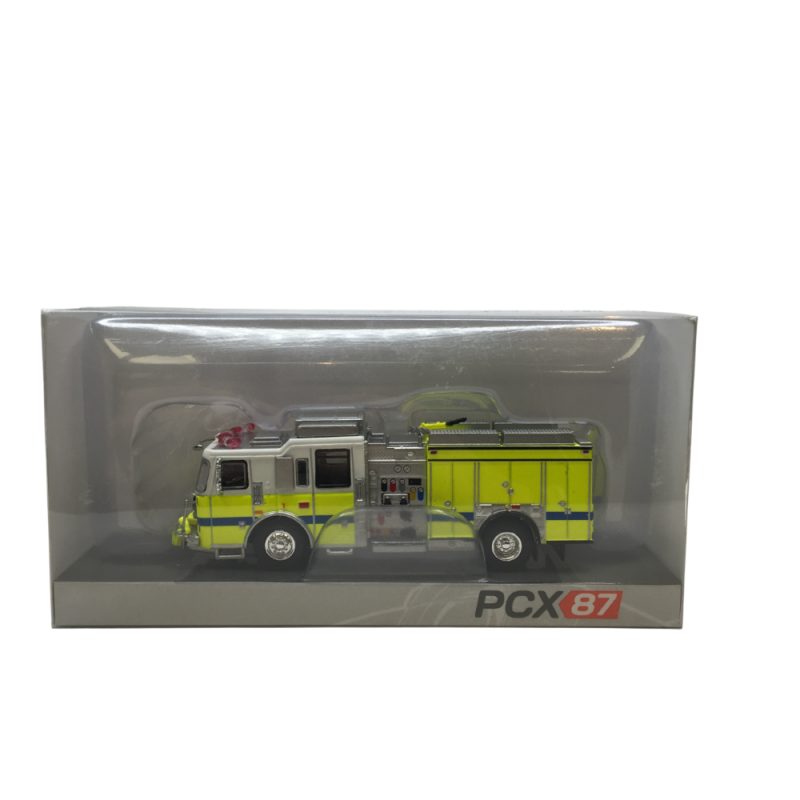 Seagrave attacker, jaune, blanc, 2013 - PCX 870847 - HO 1/87
