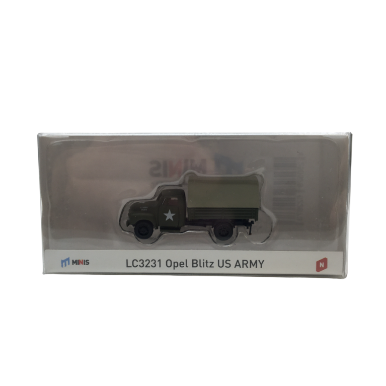 Opel Blitz, camion bâché, US Army, 1952 - LEMKE/MINIS LC3231 - N 1/160