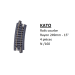 4 rails courbes, R 249-15°, R9 - KATO 20-101 - N 1/160