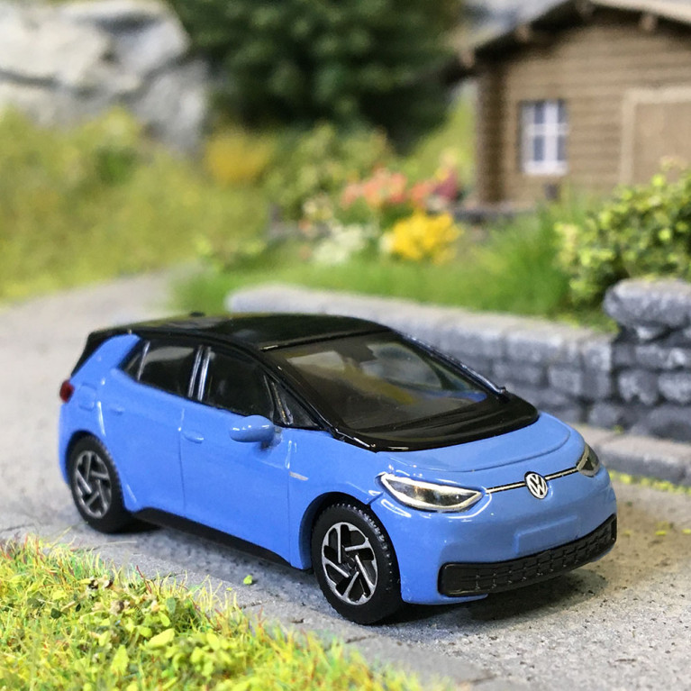 Volkswagen, ID.3, bleu, 2019 - HERPA 421126-002 - HO 1/87