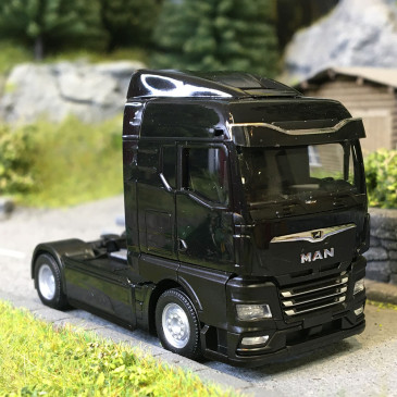 Tracteur, MAN eTGX GM, noir - HERPA 320245 - HO 1/87
