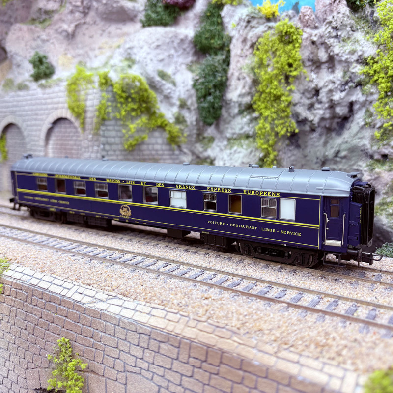 Voiture restaurant WR "libre service", CIWL, Ep. IV, avec éclairage - JOUEF HJ4208 - HO 1/87