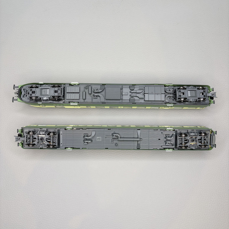 REE MB-259S - Automotrice RGP1, X 2728 + XR 7778, Vert, Noisy-Le-Sec, SNCF