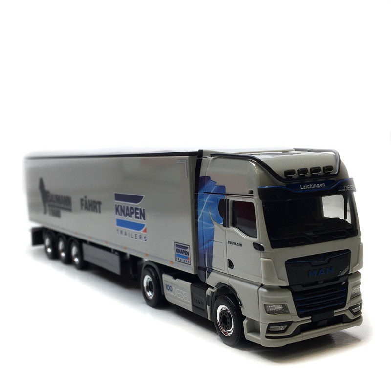 Camion semi-remorque, MAN TGX GX, Baumann, Knapen - HERPA 320085 - HO 1/87