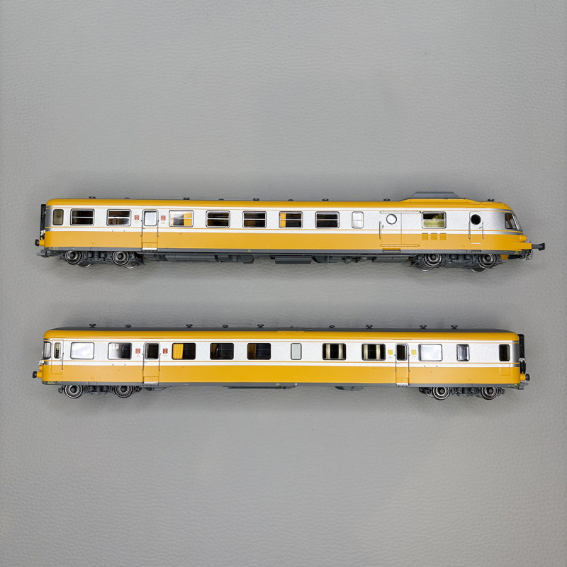 REE MB-261S -Automotrice RGP1, X 2726 + XR 7764, orange / alu, Metz, SNCF