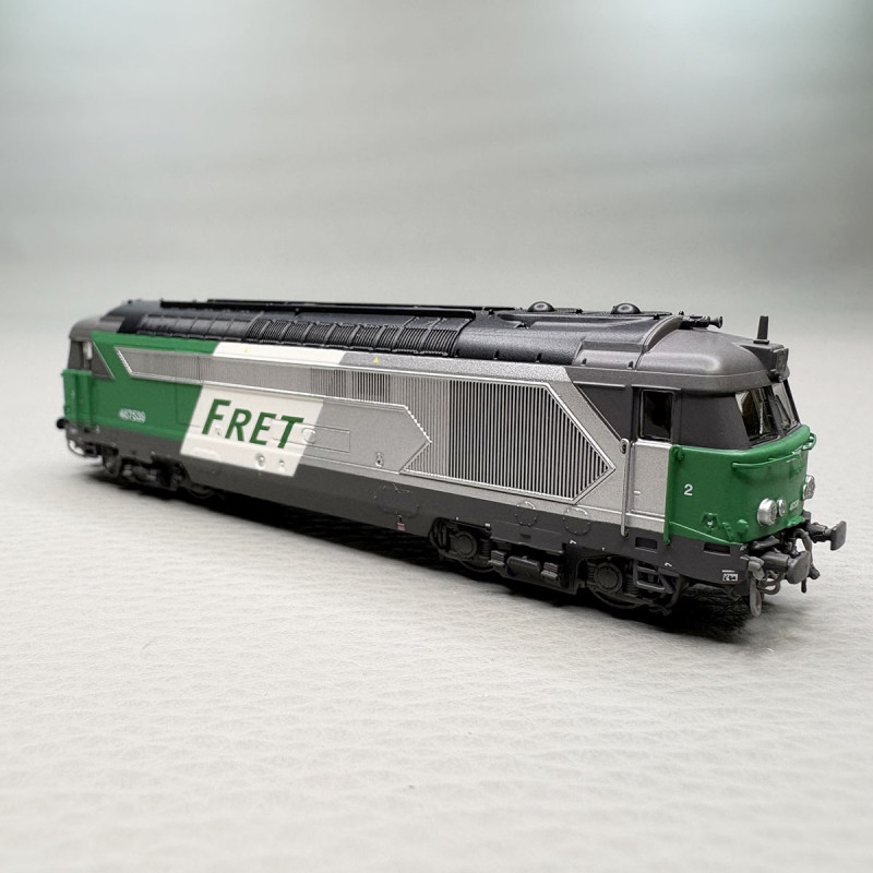 Locomotive diesel, BB 67539, Livrée FRET, Nevers, SNCF - REE NW-336