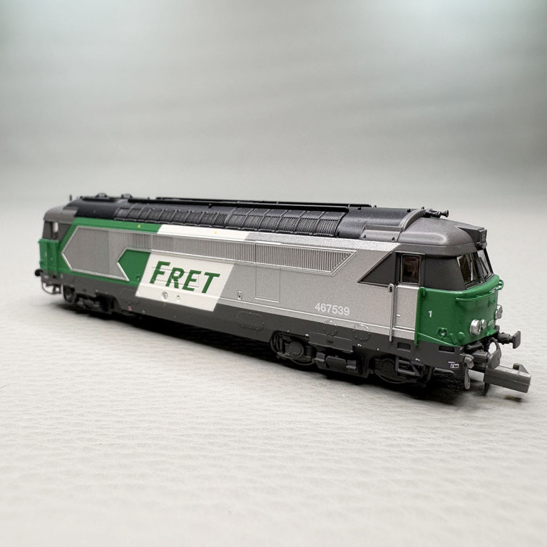 Locomotive diesel, BB 67539, Livrée FRET, Nevers, SNCF - REE NW-336