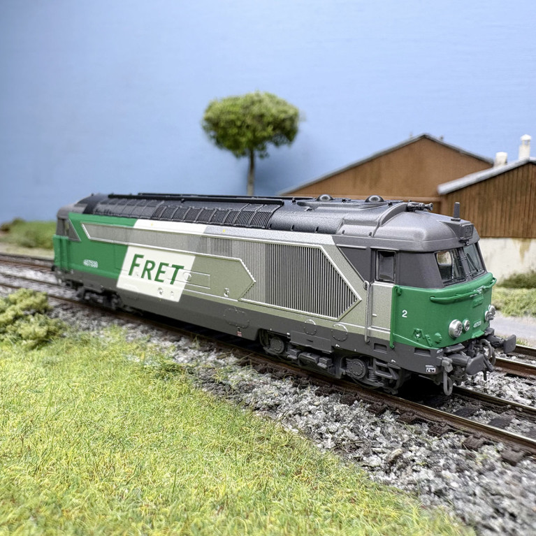 Locomotive diesel, BB 67539, Livrée FRET, Nevers, SNCF, Ep. V et VI - REE NW-336 - N 1/160