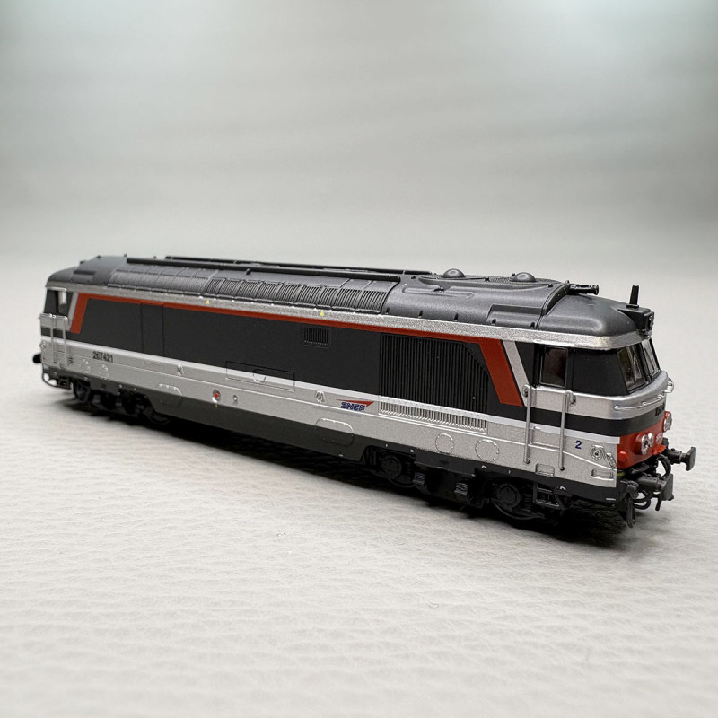 Locomotive diesel, BB 67421, Livrée "Multiservice", Nevers, SNCF - REE NW-338