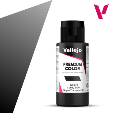 Noir Transparent - 60ml Candy Premium Color - VALLEJO 62.079